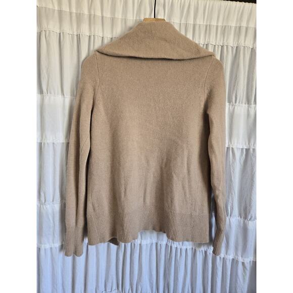 J Crew Womens Size Small Open Shawl Collar Cardigan Pink Wool Silk Blend Luxury - Picture 2 of 6